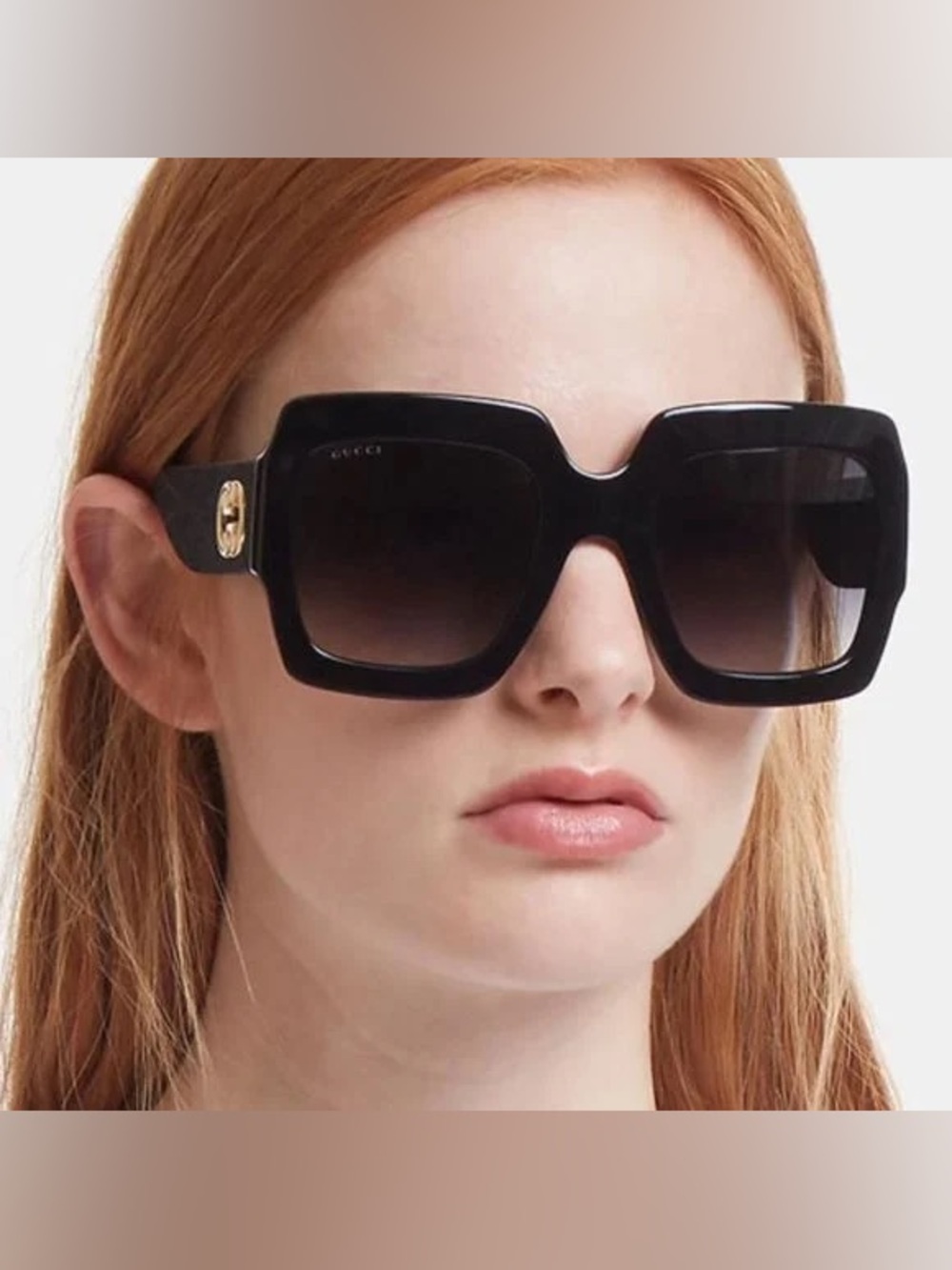 Authentic Gucci GG0053SN Oversized Sunglasses
